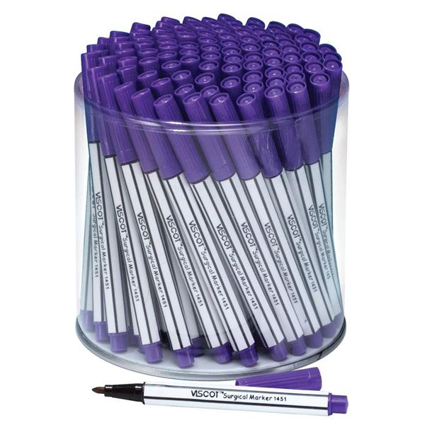 Marker Pre-Surgical Skin Gentian Ink Standard Tip Violet Mini NS 1000/Bx